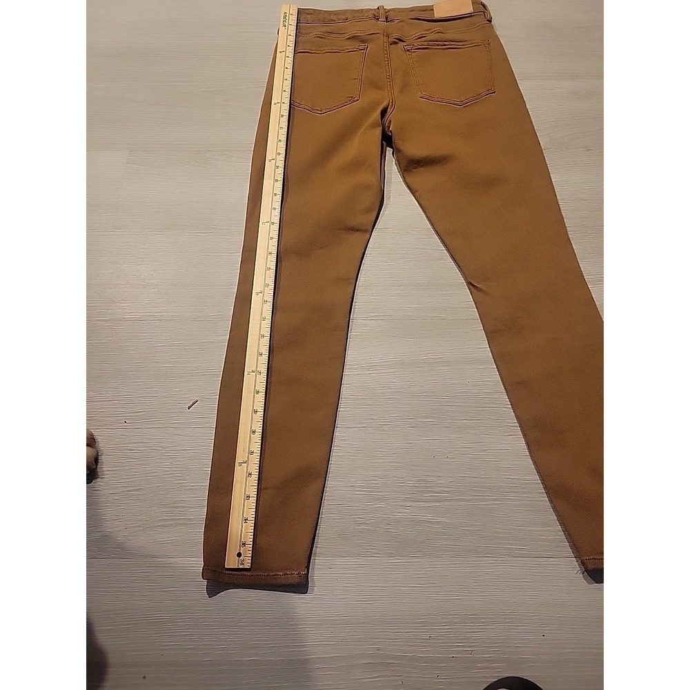Dear John Women's Jeans Gisele 27" Skinny Stretch Mid Rise Denim Brown Y2K 90's - Picture 7 of 7